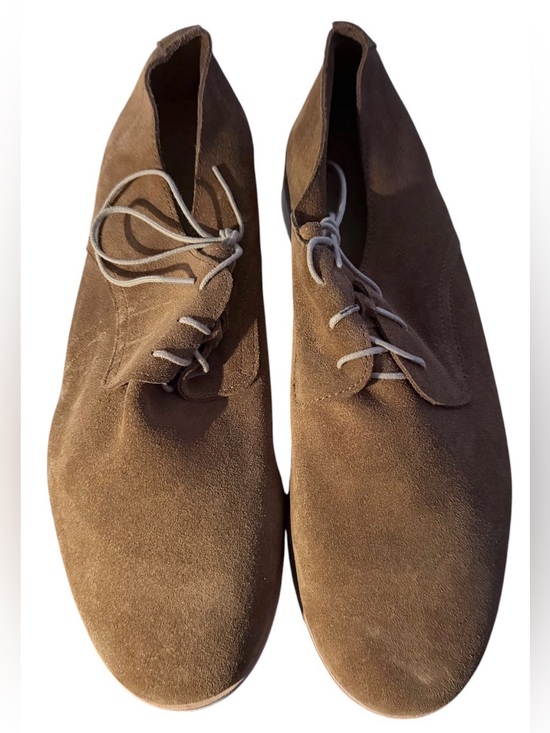 Nisolo Lightweight Flex Derby Tan Suede Shoes size 9